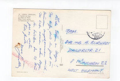 Ansichtskarte Lisboa Lissabon / O Terreiro do Paco / Portugal