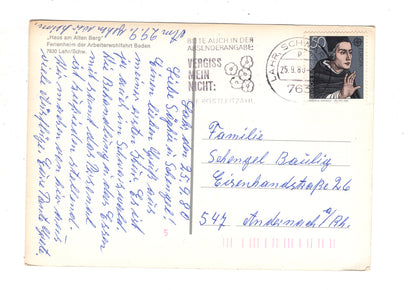 Ansichtskarte Haus am Alten Berg / Lahr / Schwarzwald / K1-48