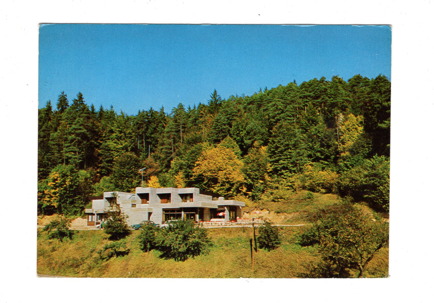 Ansichtskarte Cafe Restaurant Pension Treiber / Obertrubach-Reichelsmühle / H1-62