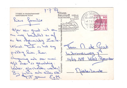 Ansichtskarte Titisee im Hochschwarzwald / G1-65