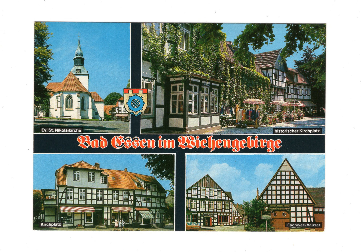 Ansichtskarte Bad Essen im Wiehengebirge / Ev. St. Nikolaikirche +++
