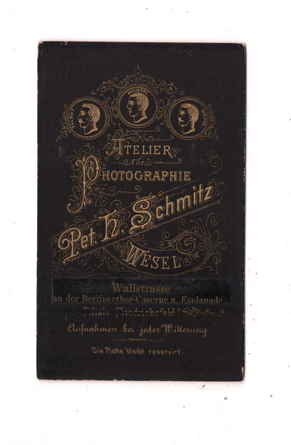 Fotografie Soldat - Wesel 1880er
