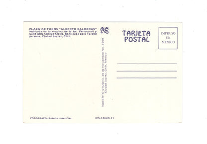 Ansichtskarte Juarez / Plaza de Toros Alberto Balderas / Mexiko