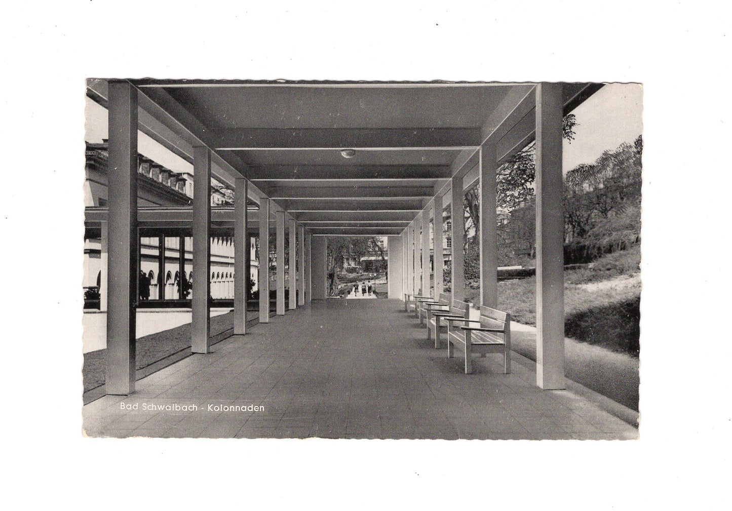 Ansichtskarte Bad Schwalbach / Kolonnaden