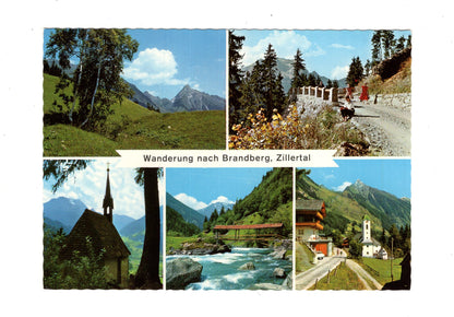 Ansichtskarte Wanderung nach Brandberg / Zillertal / Tirol / Österreich
