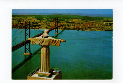Ansichtskarte Lisboa Lissabon / Vista do Cristo-Rei / Portugal