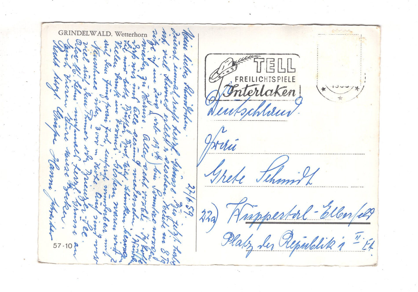 Ansichtskarte Grindelwald / Wetterhorn / Schweiz