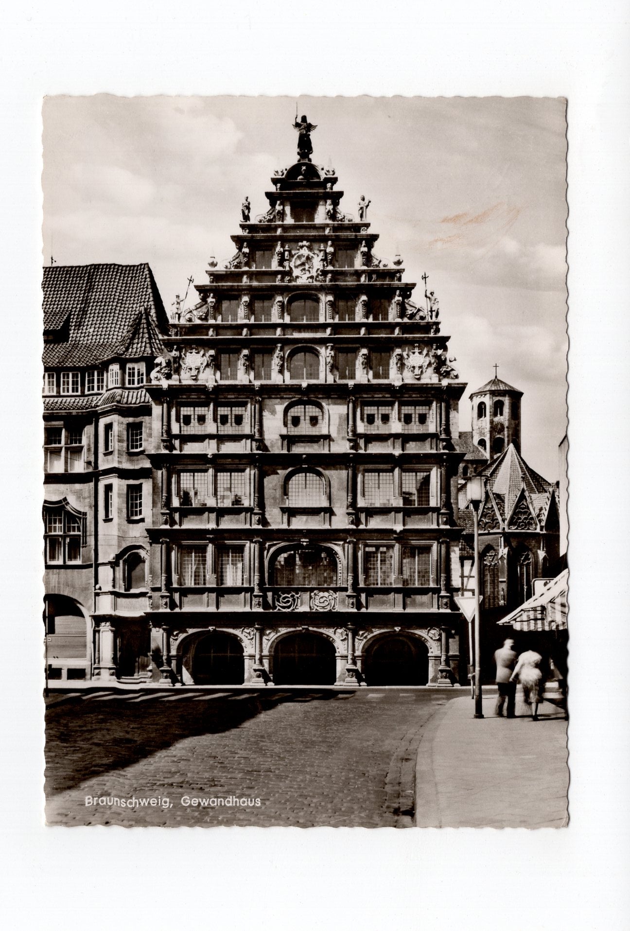 Ansichtskarte Braunschweig / Gewandhaus