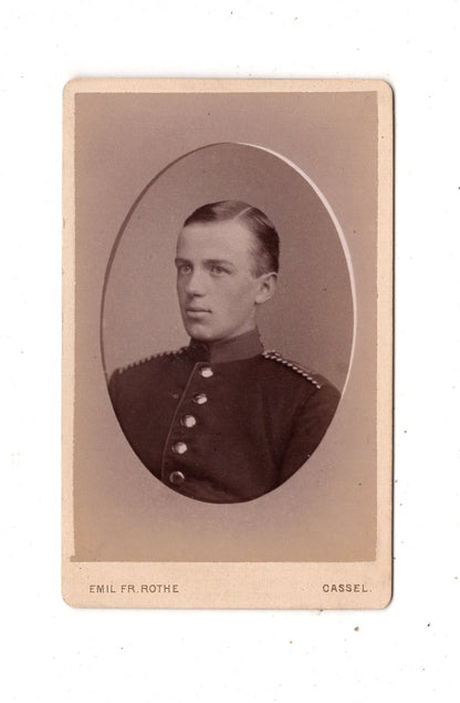 Fotografie Soldat - Kassel 1880er