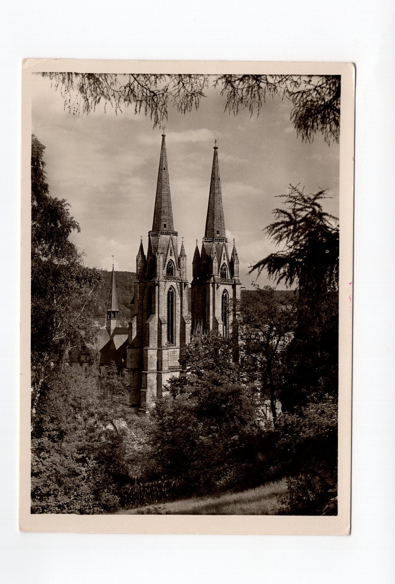 Ansichtskarte Marburg / Elisabeth-Kirche