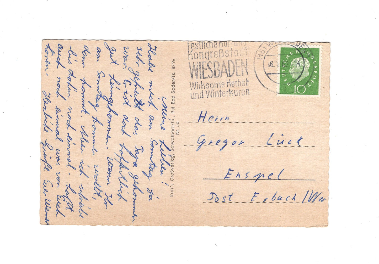 Ansichtskarte Bad Schwalbach / Kolonnaden