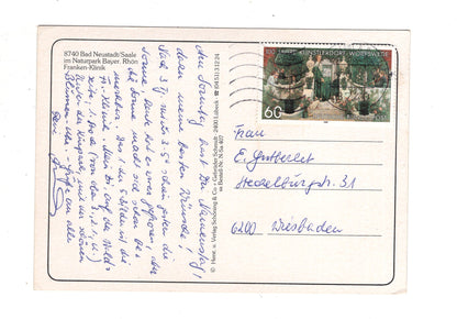 Ansichtskarte Bad Neustadt an der Saale / Franken-Klinik / J1-56