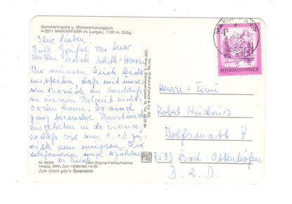 Ansichtskarte Mariapfarr im Lungau / Österreich / O1-53