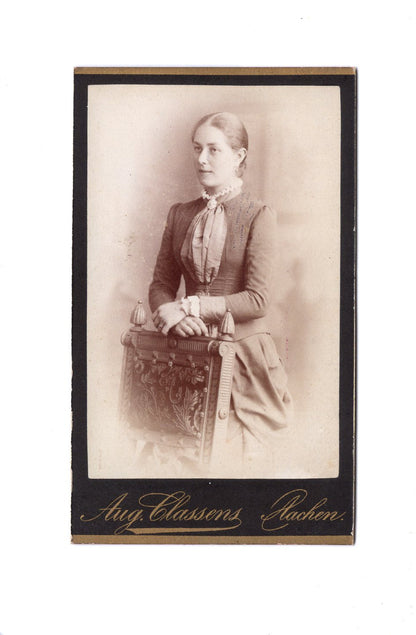 Fotografie Feine Dame - Aachen 1880er