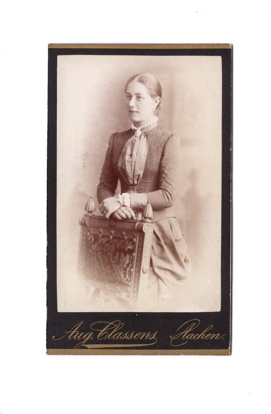 Fotografie Feine Dame - Aachen 1880er