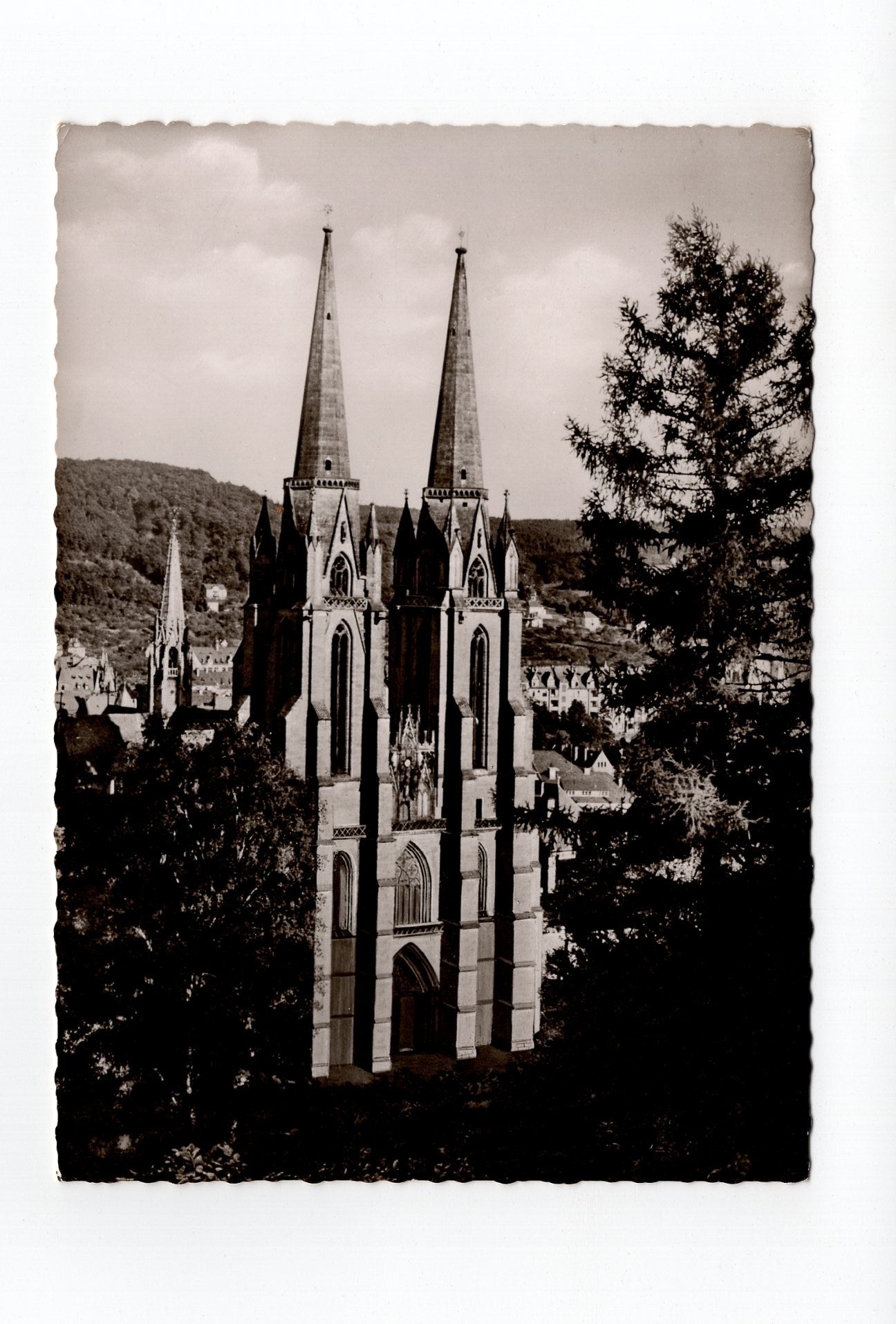 Ansichtskarte Marburg an der Lahn / Elisabethkirche