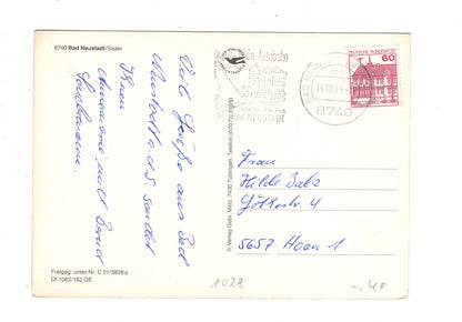 Ansichtskarte Bad Neustadt an der Saale / Haus Sonnenschein +++ / J1-56