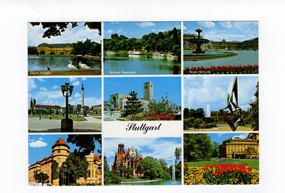 Ansichtskarte Stuttgart / Obere Anlagen / Schloss Rosenstein +++