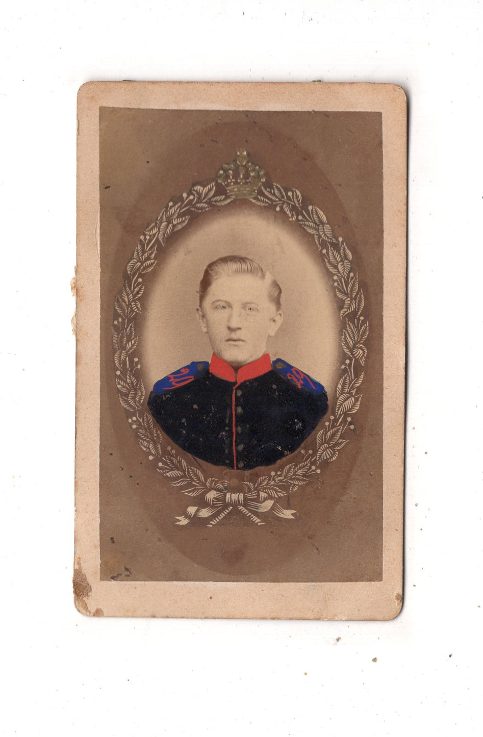 Fotografie Soldat Regiment 29 - Diez um 1870