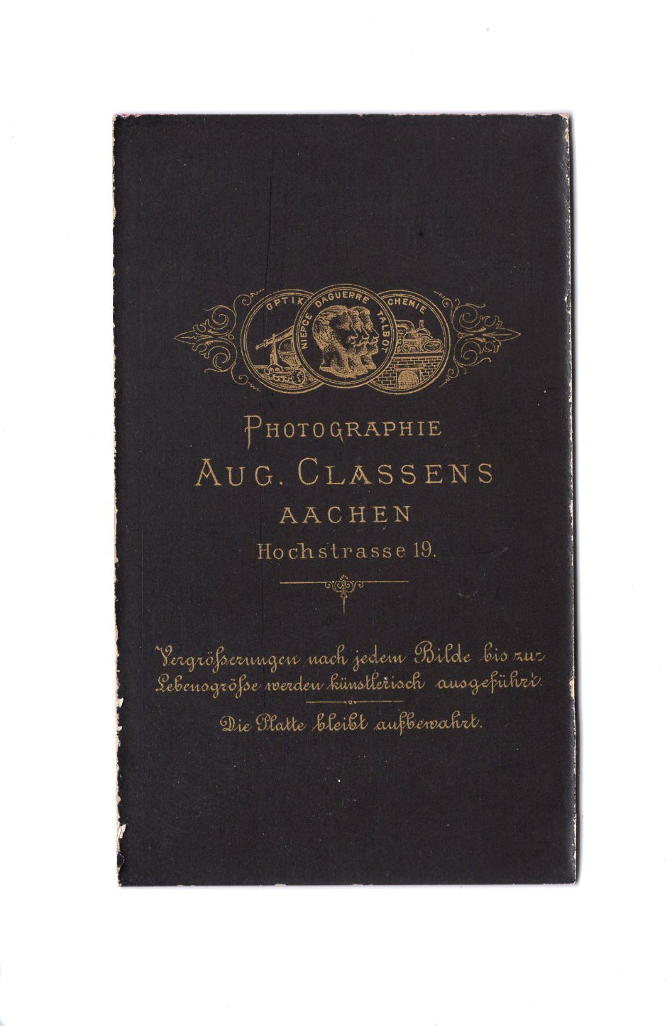 Fotografie Feine Dame - Aachen 1880er