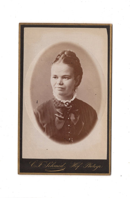 Fotografie Damenportrait - Reutlingen 1880er / CDV C1-11