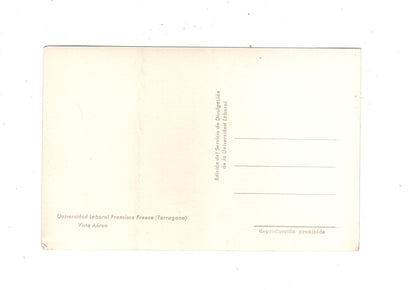 Ansichtskarte Universidad Laboral Francisco Franco / Tarragona / Spanien / N1-55