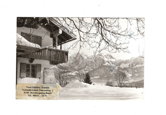 Ansichtskarte Berchtesgaden-Ilsank / Gästehaus Geißstall - Lehen / I1-60