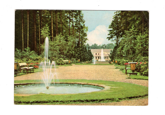 Ansichtskarte Bad Lippspringe / Hauptallee im Kaiser-Karls-Park