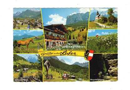 Ansichtskarte Berggasthof Obermayerberg / Lofer / Land Salzburg / Österreich