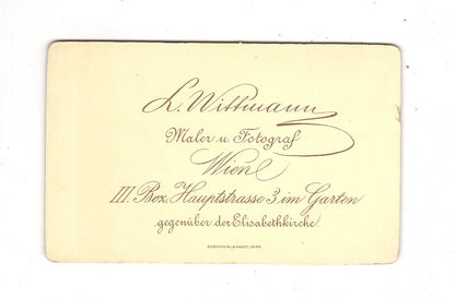 Fotografie Herrenportrait - Wien 1880er