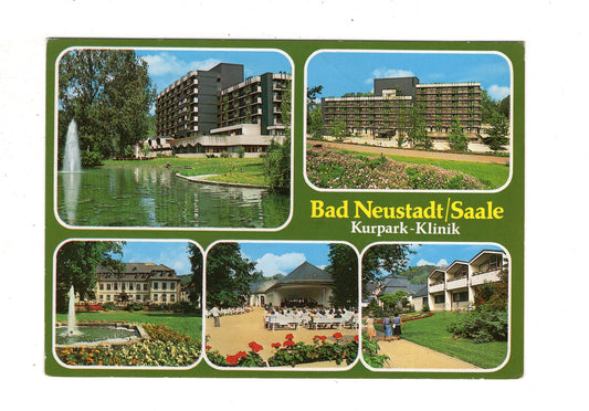 Ansichtskarte Bad Neustadt an der Saale / Kurpark-Klinik / J1-56