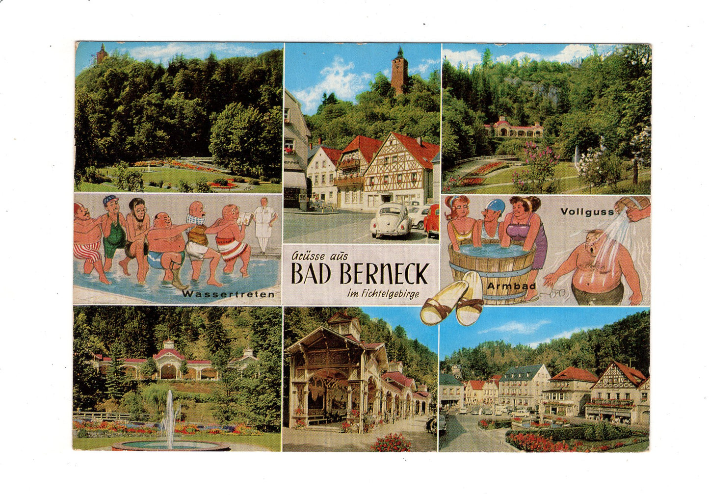 Ansichtskarte Bad Berneck im Fichtelgebirge