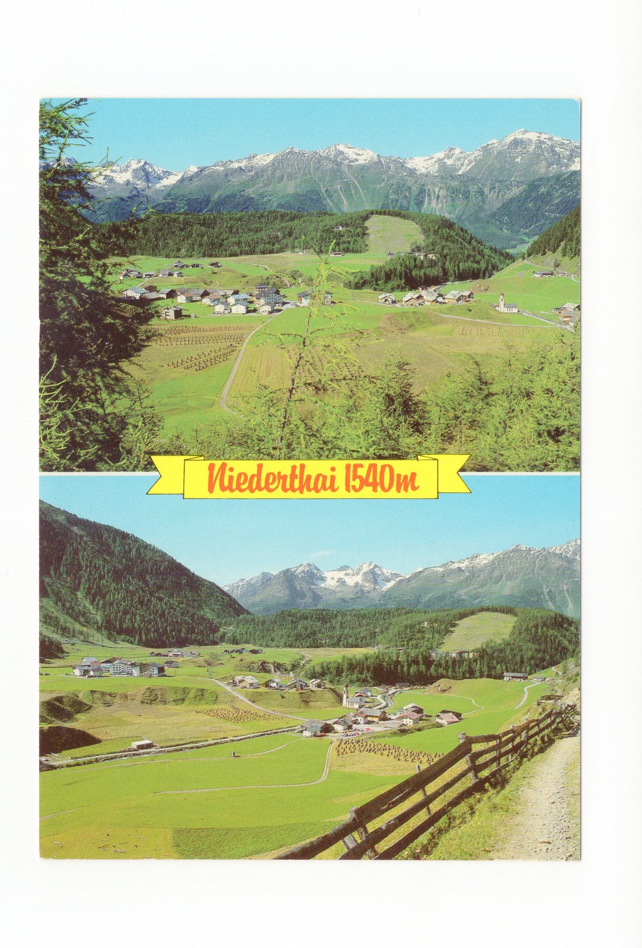 Ansichtskarte Niederthai / Ötztal / Tirol / Österreich