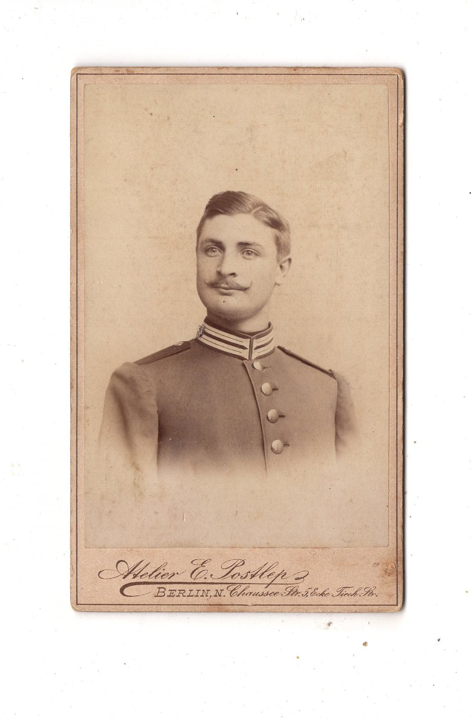 Fotografie Soldat - Berlin 1902