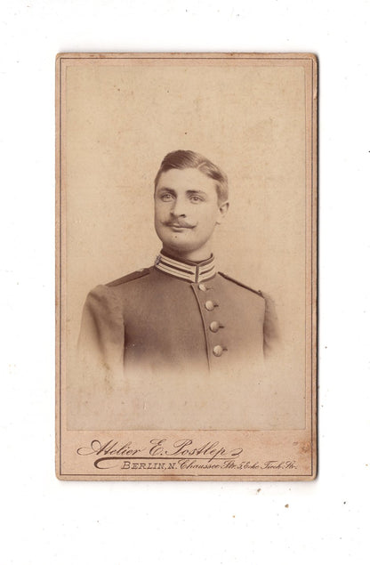 Fotografie Soldat - Berlin 1902