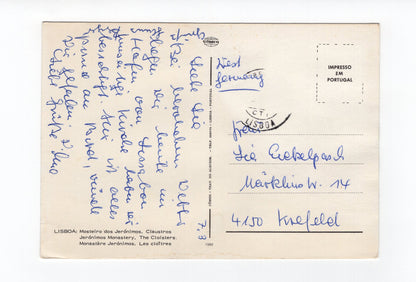 Ansichtskarte Lisboa Lissabon / Mosteiro dos Jeronimos / Portugal