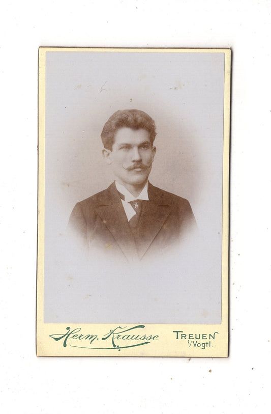 Fotografie Herrenportrait - Treuen im Vogtland 1890er