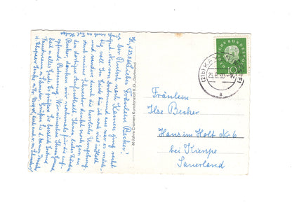 Ansichtskarte Kamen in Westfalen / Partie am Postamt