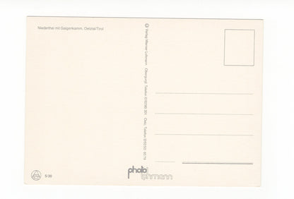 Ansichtskarte Niederthai / Ötztal / Tirol / Österreich