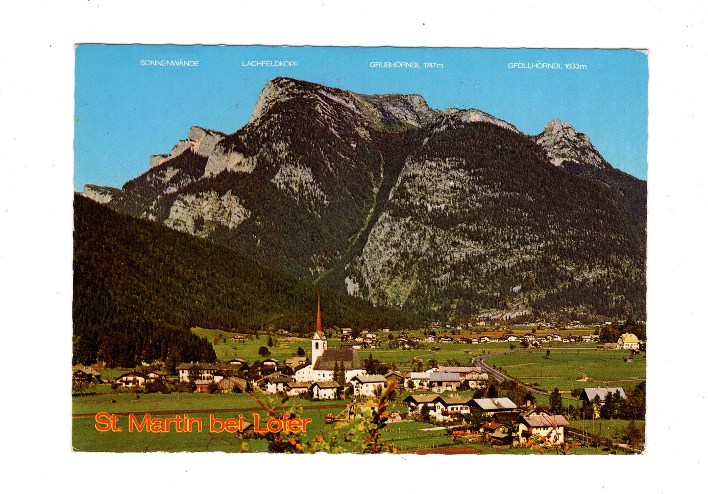 Ansichtskarte St. Martin bei Lofer / Österreich