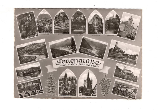 Ansichtskarte Feriengrüße aus dem Neckartal / I1-60