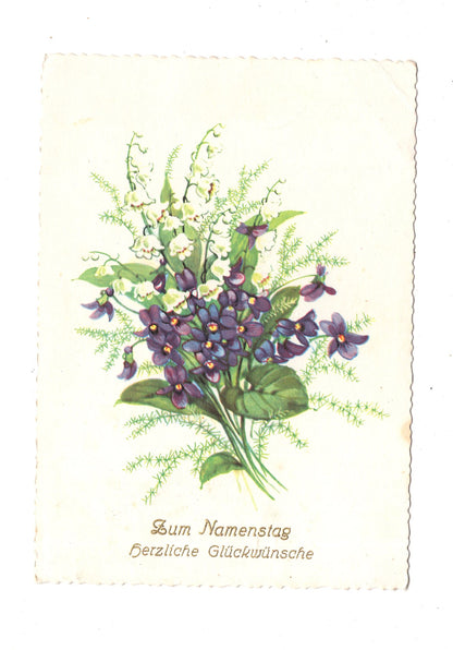 Ansichtskarte Glückwünsche / Glückwunsch zum Namenstag / L1-63