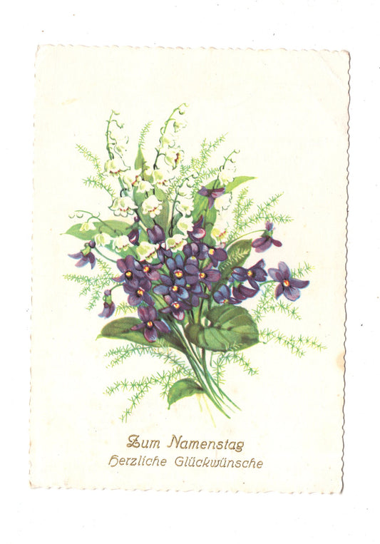 Ansichtskarte Glückwünsche / Glückwunsch zum Namenstag / L1-63