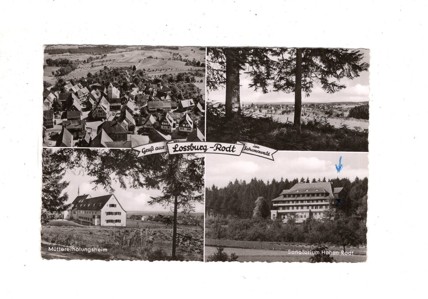 Ansichtskarte Loßburg-Rodt im Schwarzwald / K1-49