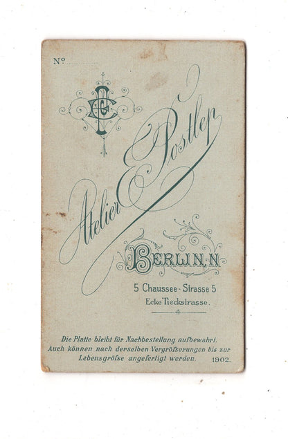 Fotografie Soldat - Berlin 1902