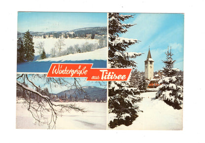 Ansichtskarte Wintergrüße aus Titisee im südl. Hochschwarzwald / G1-65