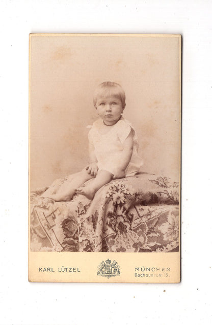 Fotografie Niedliches kleines Mädchen - München 1890er