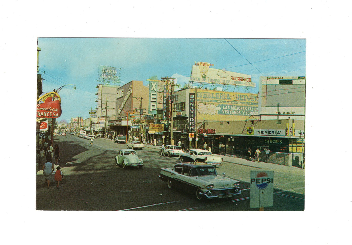 Ansichtskarte Juarez / Av. 16 de Septiembre / Zona Comercial / Mexiko