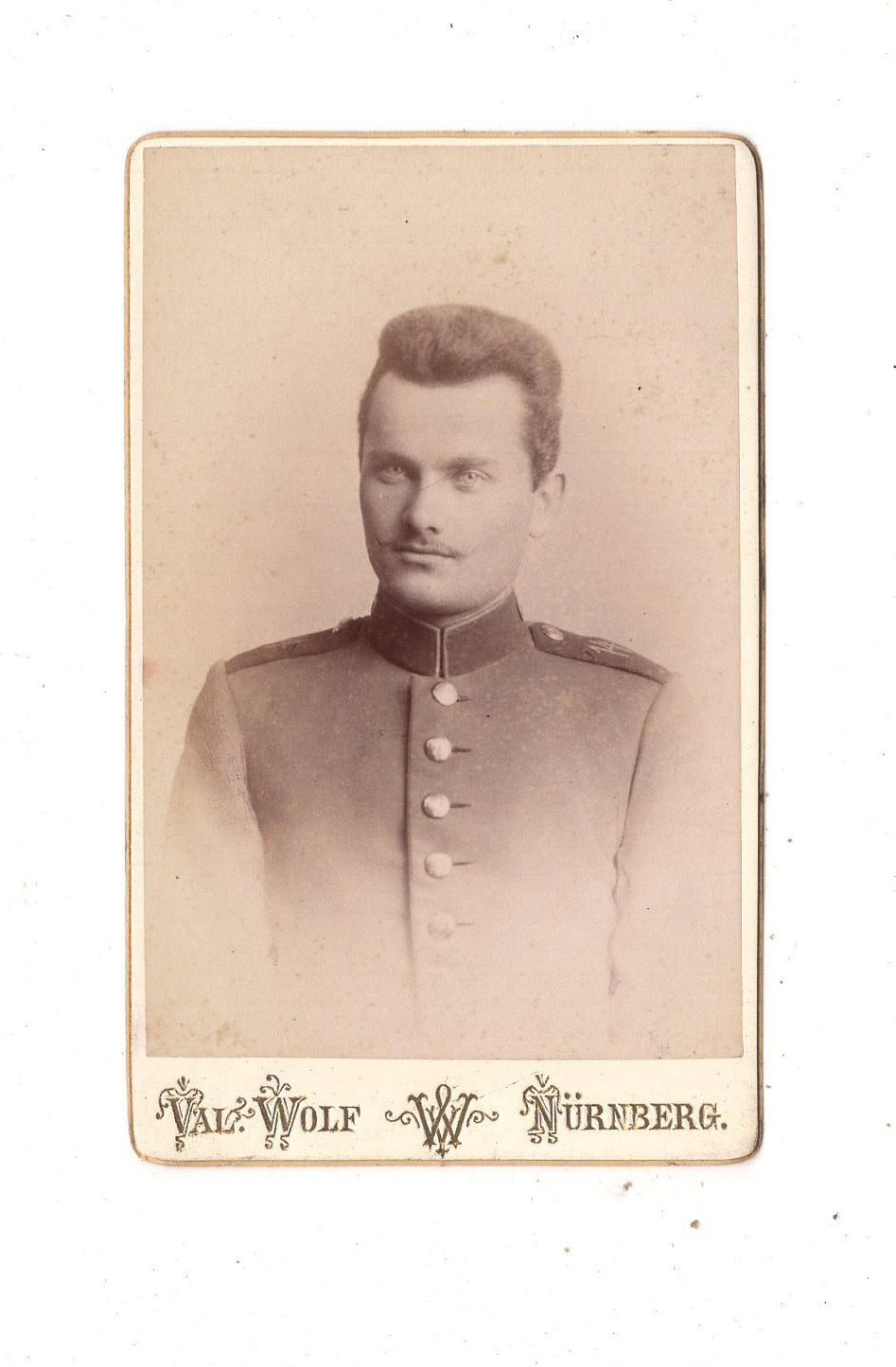 Fotografie Soldat Regiment 14 - Nürnberg um 1890