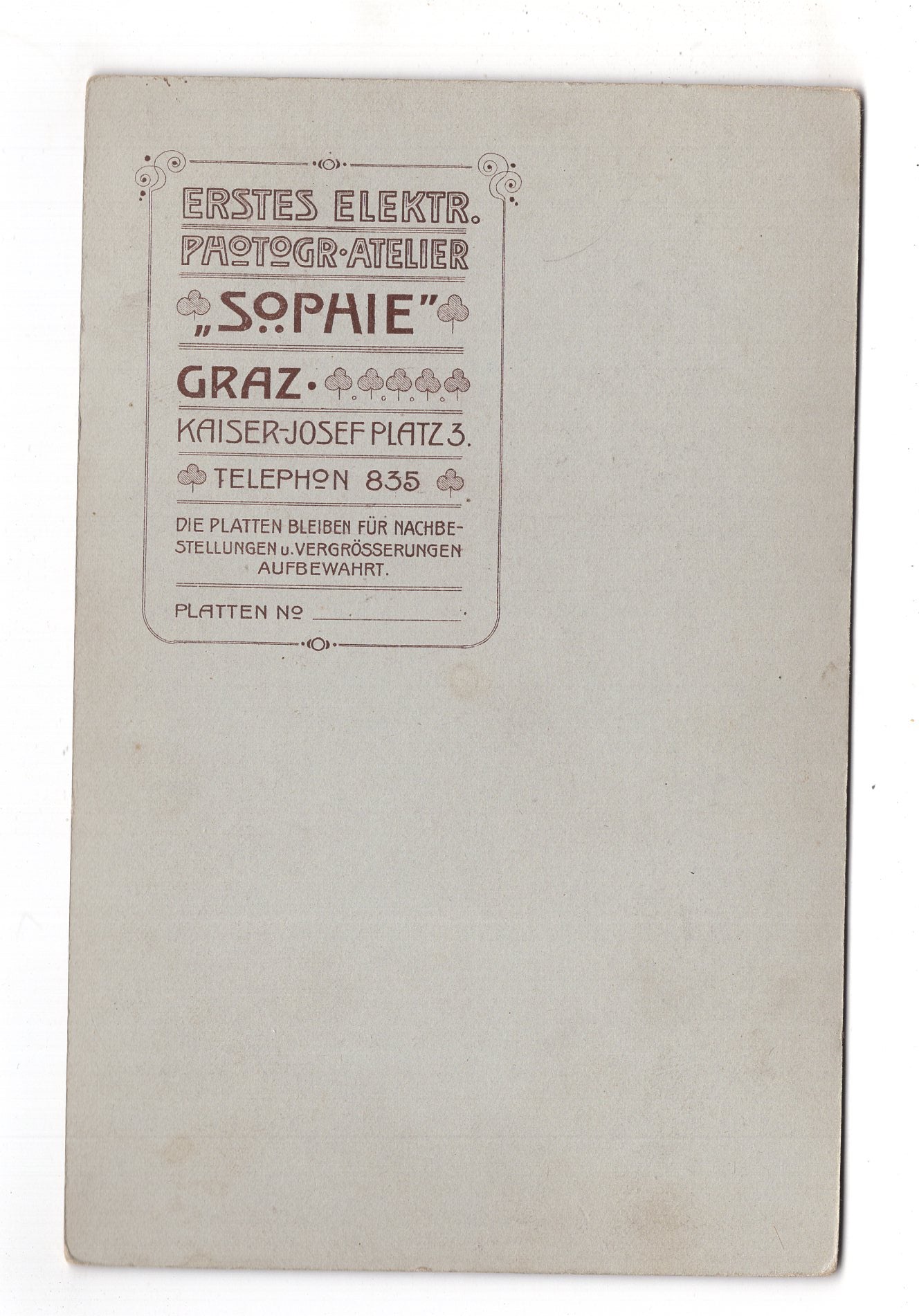 Fotografie Feine Herren - Graz 1900er / CAB X-19